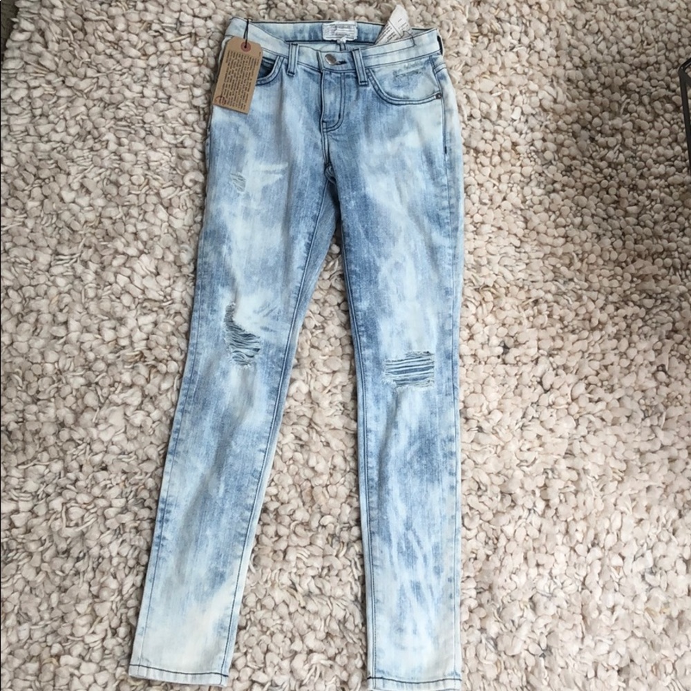 Current/Elliot acid wash jeans